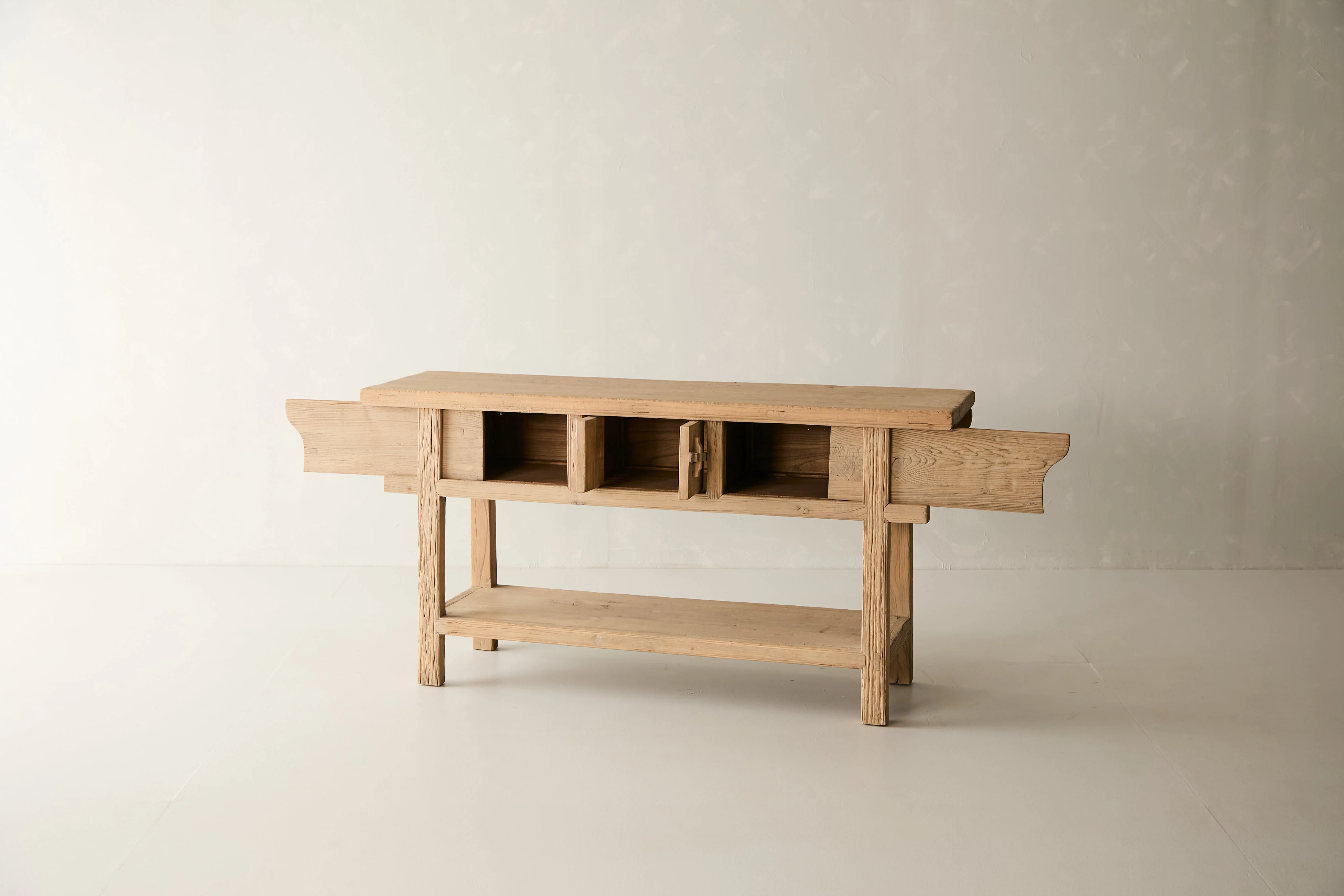 Reclaimed Solid Elm Console No. J40 - Image 6