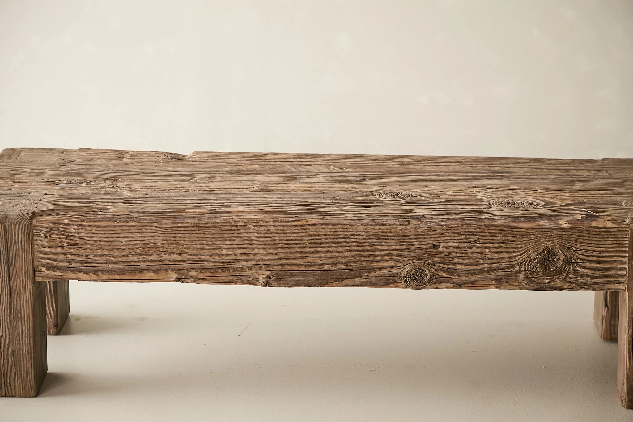 Reclaimed Solid Pine Bench No. N29 - Image 2
