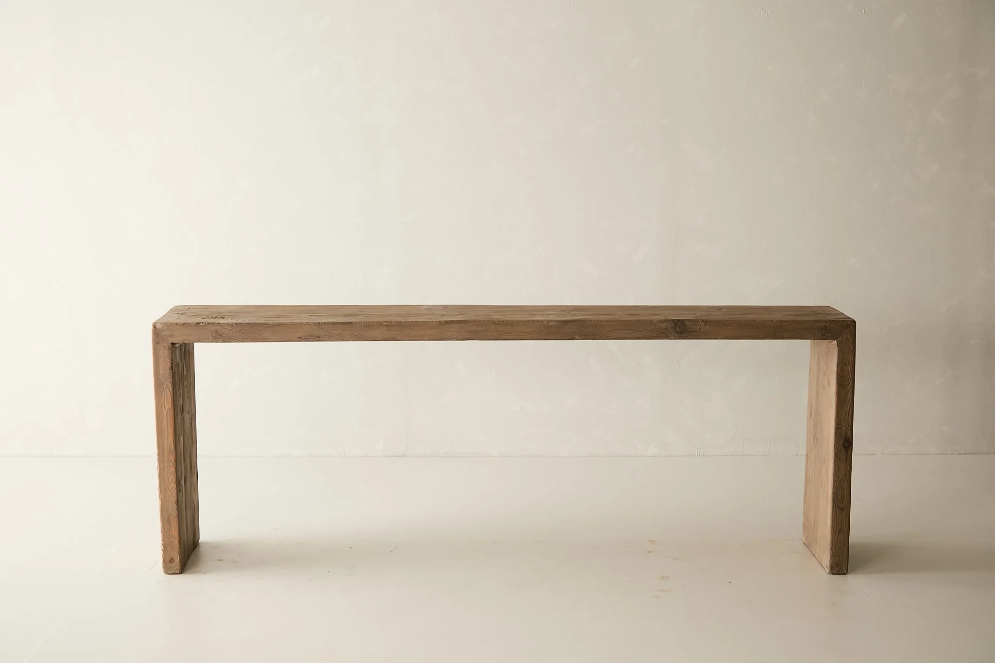Reclaimed Solid Pine Waterfall Edge Console No. N74