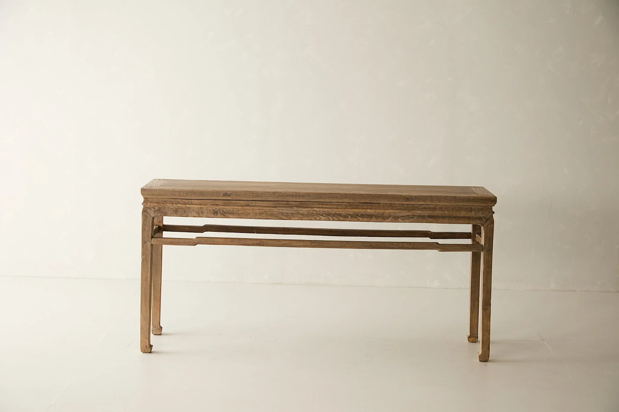 Vintage Solid Elm Console No. N79 - Circa 1945