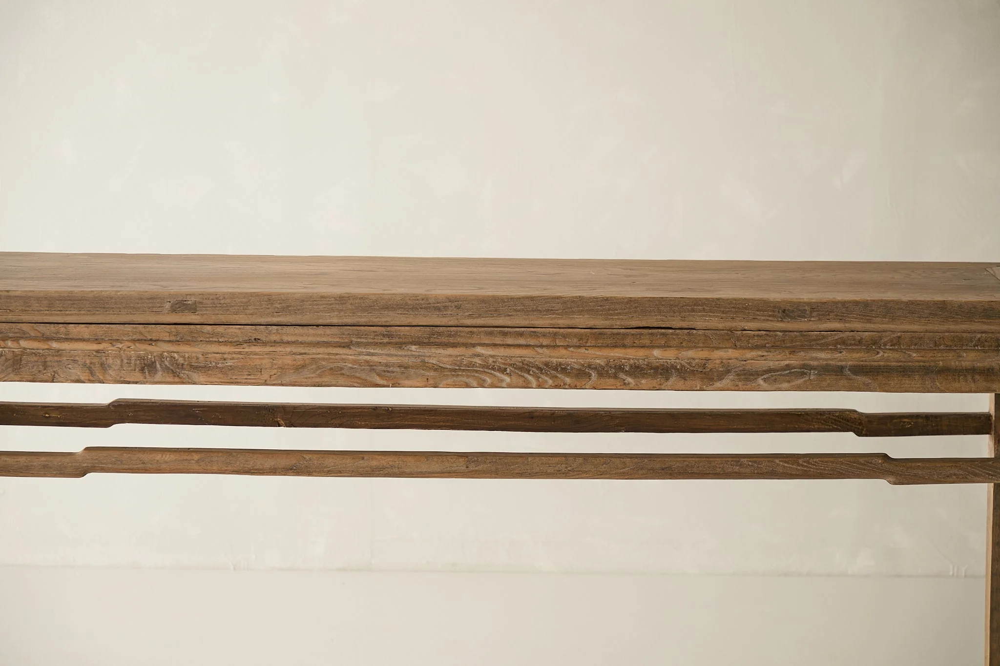 Vintage Solid Elm Console No. N79 - Circa 1945 - Image 2