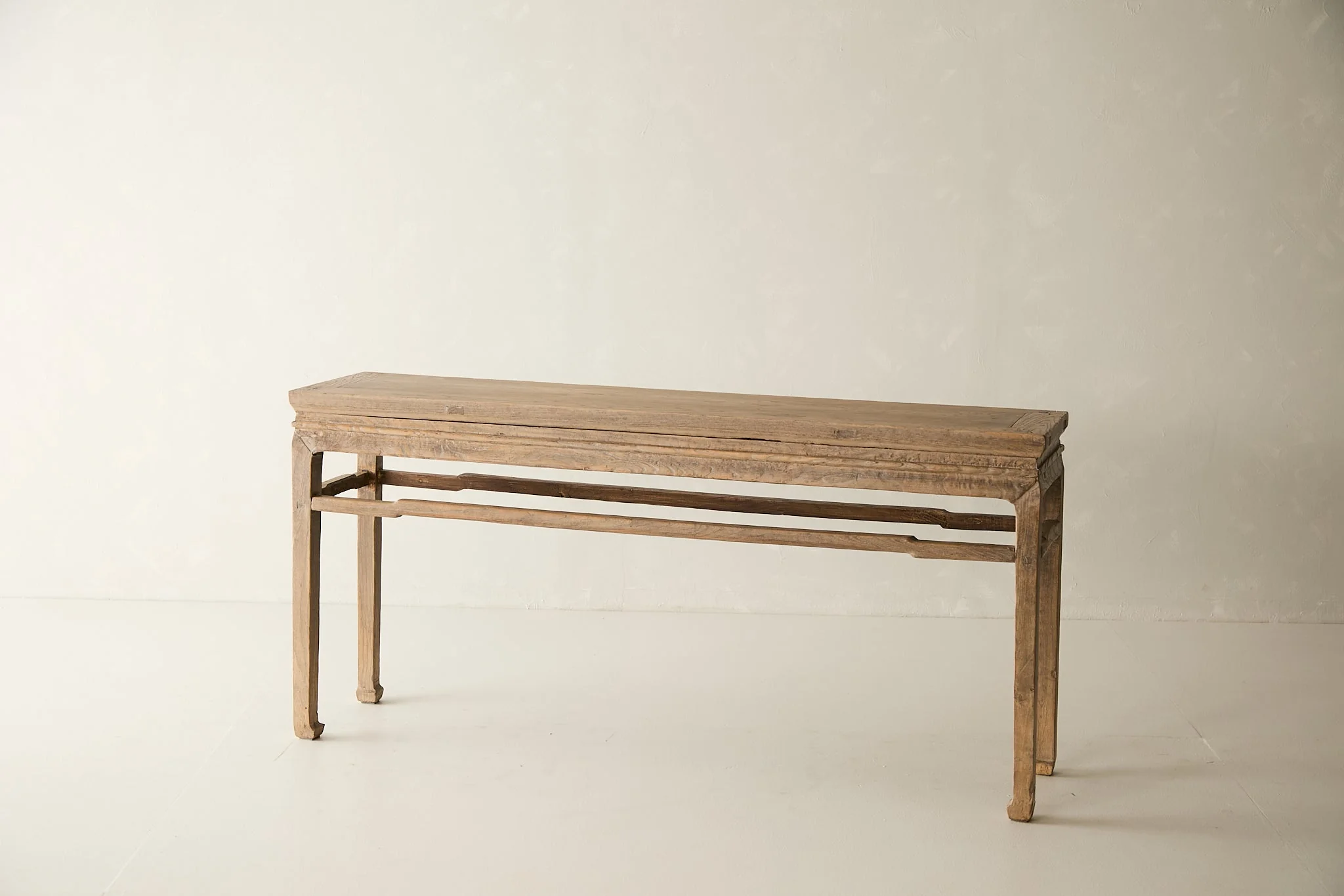 Vintage Solid Elm Console No. N79 - Circa 1945 - Image 3