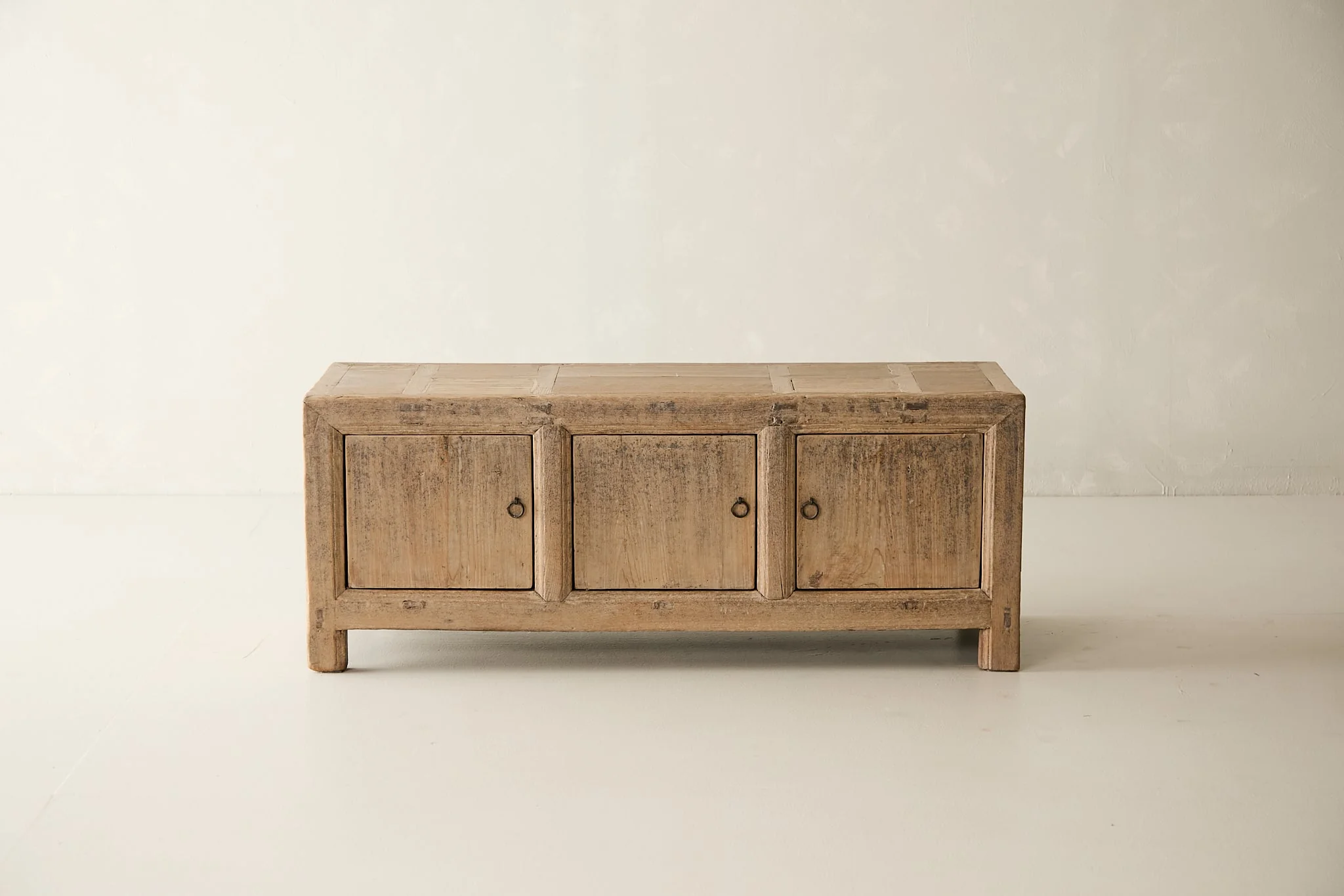 Vintage Solid Elm 3-Door Low Sideboard No. N94 - Circa 1945