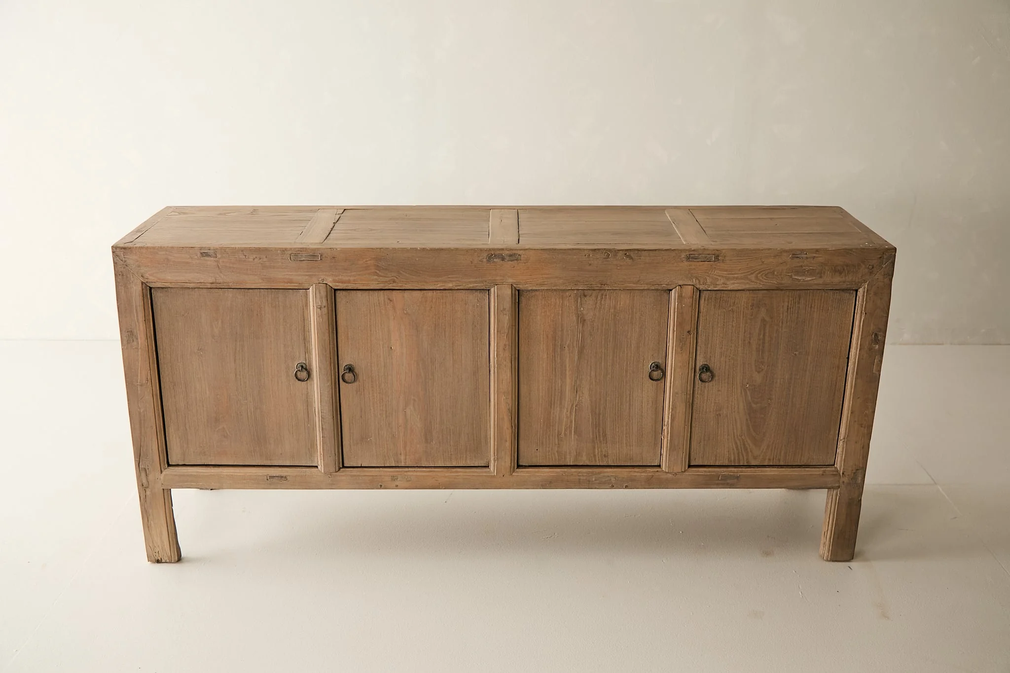 Vintage Solid Elm 4-Door Sideboard No. N110 - Circa 1945 - Image 3