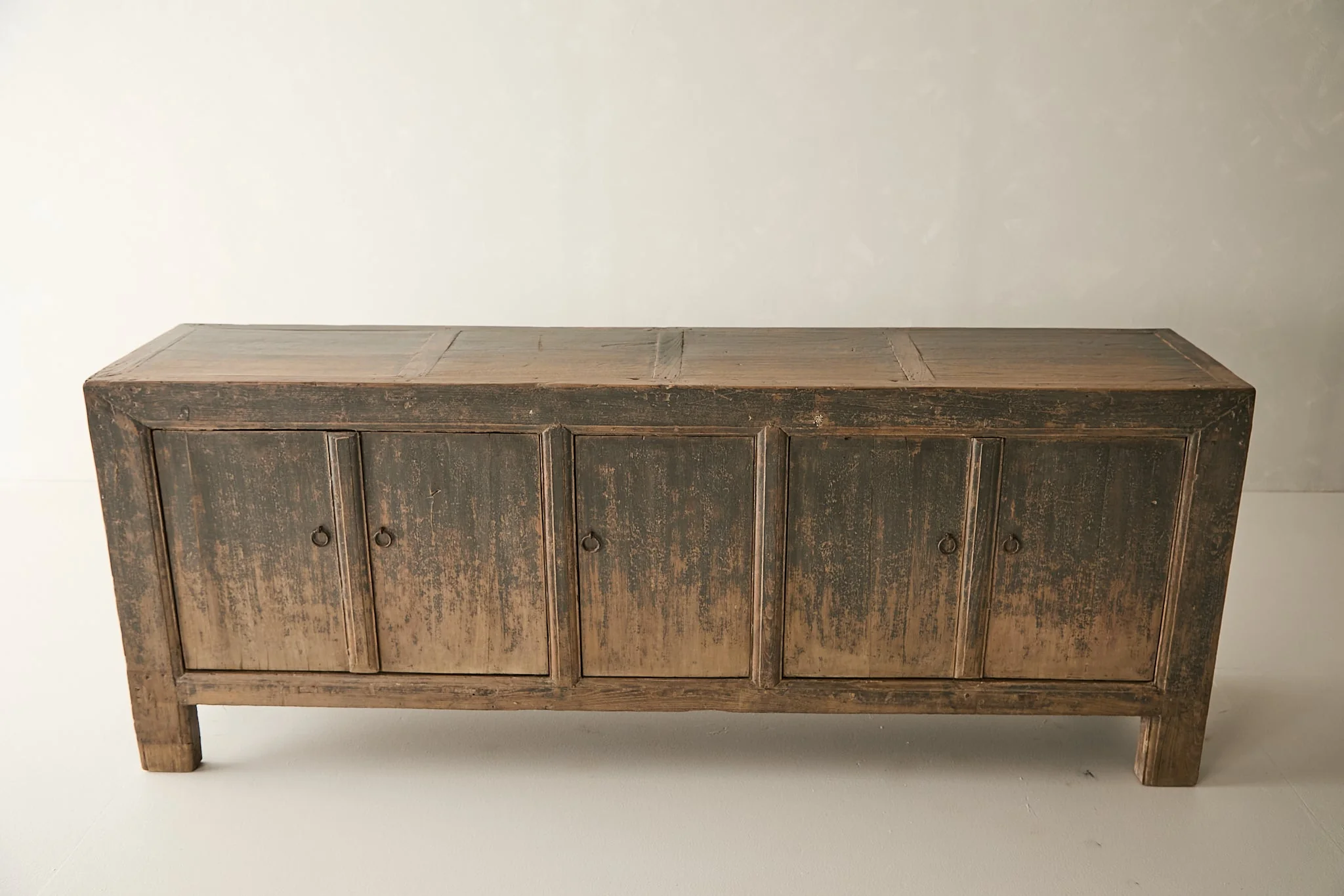 Vintage Solid Elm 5-Door Sideboard No. N119 - Circa 1925 - Image 3
