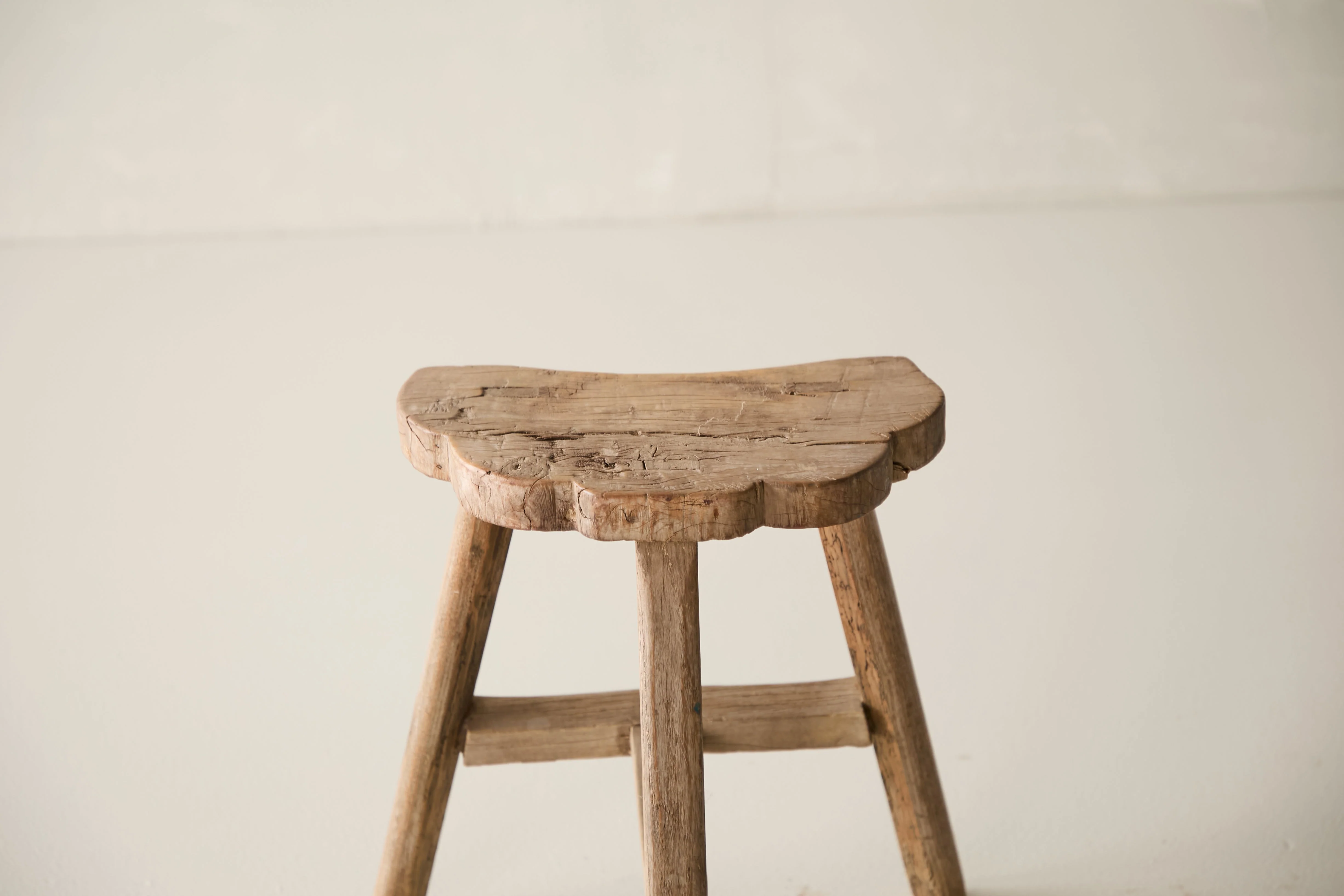 Vintage Solid Elm Saddle Stool - Circa 1955 No. K14 - Image 2