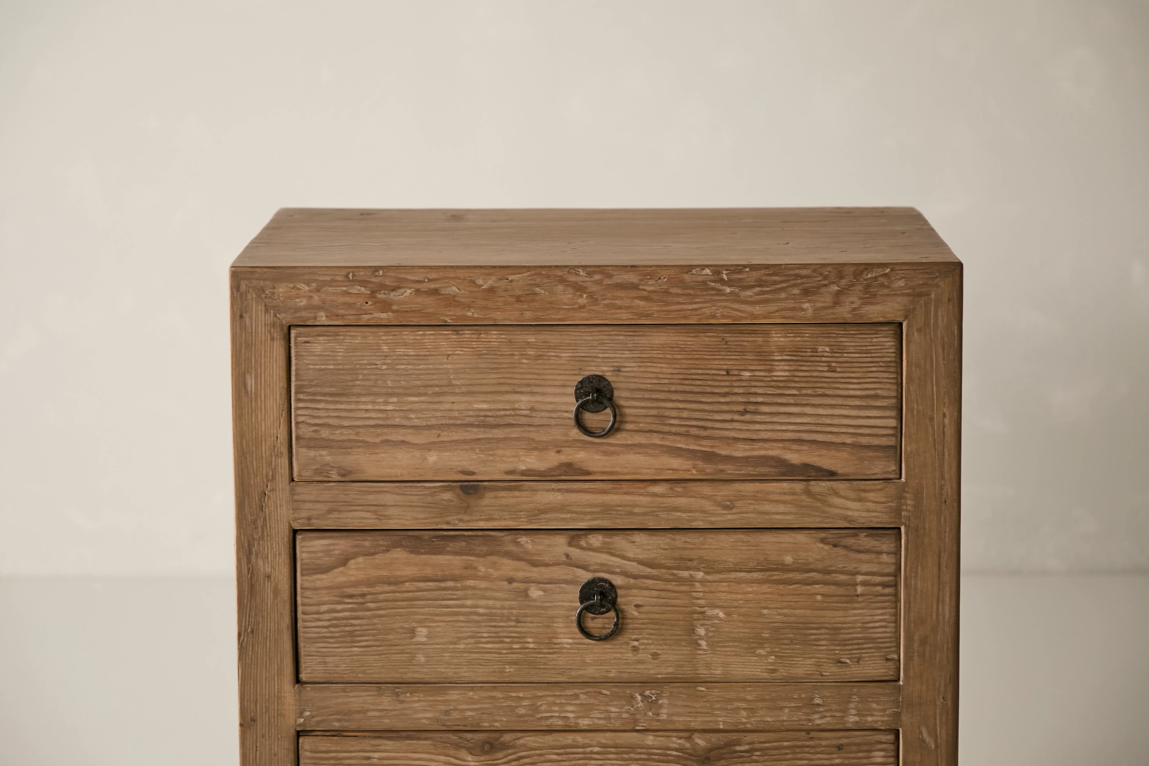 Trio Nightstand - Aged Brown - Image 2