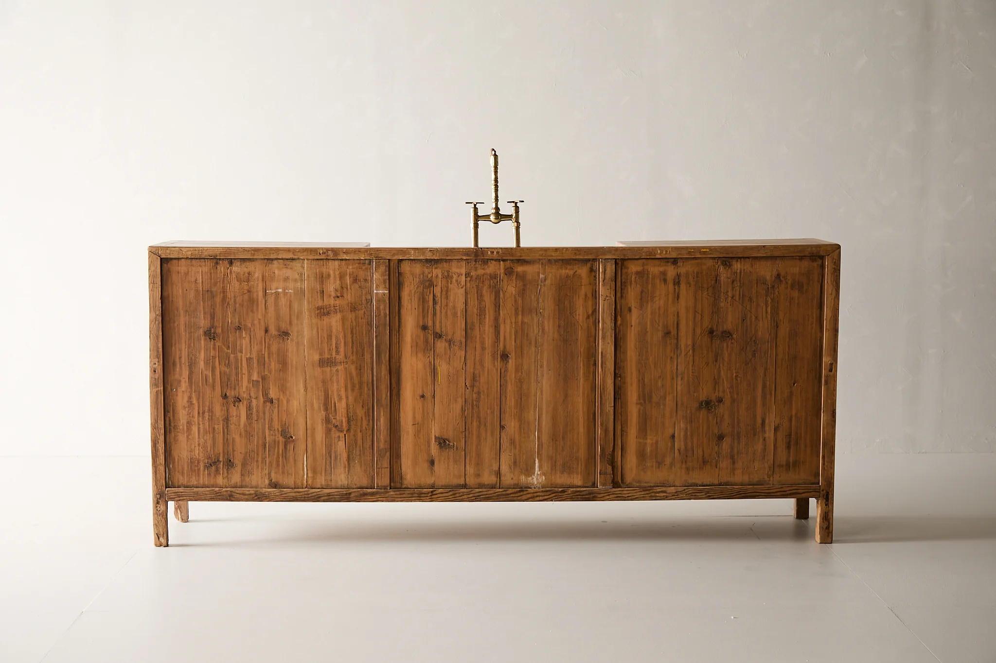 Vintage 7 Drawer Sideboard with Vanity Sink - Image 7