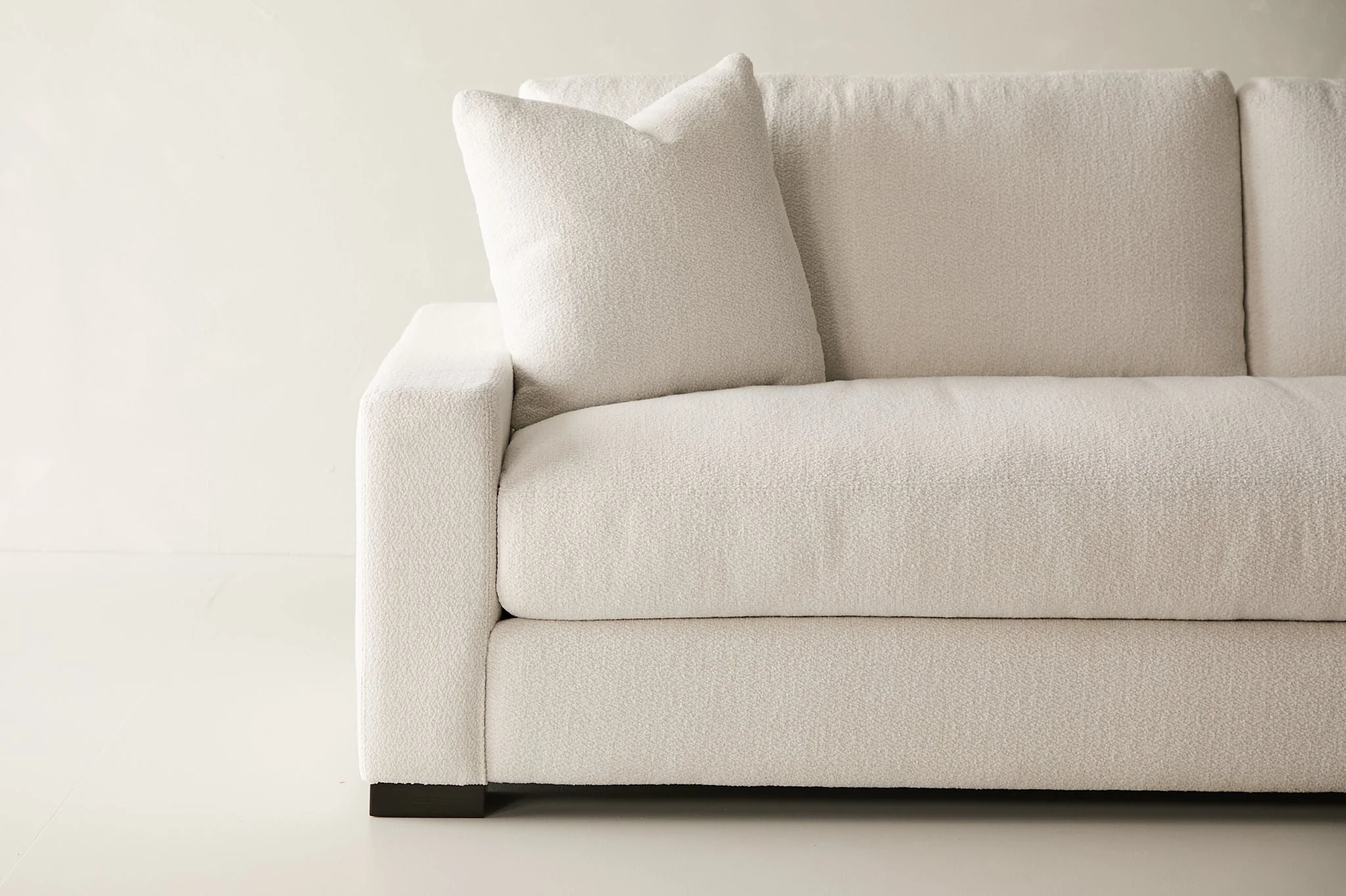 Laguna Sofa - Curly Q Fabric in White - Image 2