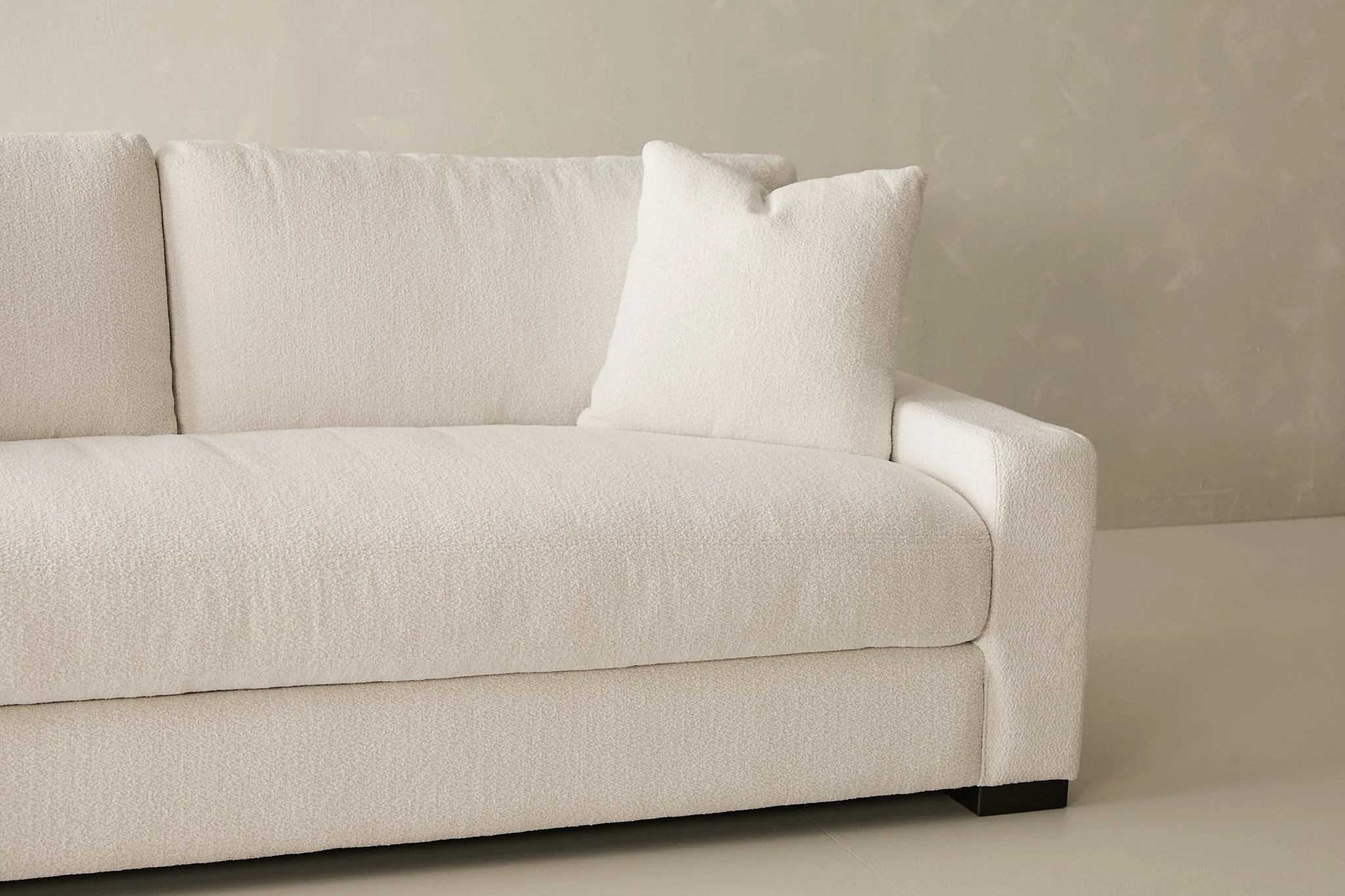 Laguna Sofa - Curly Q Fabric in White - Image 4