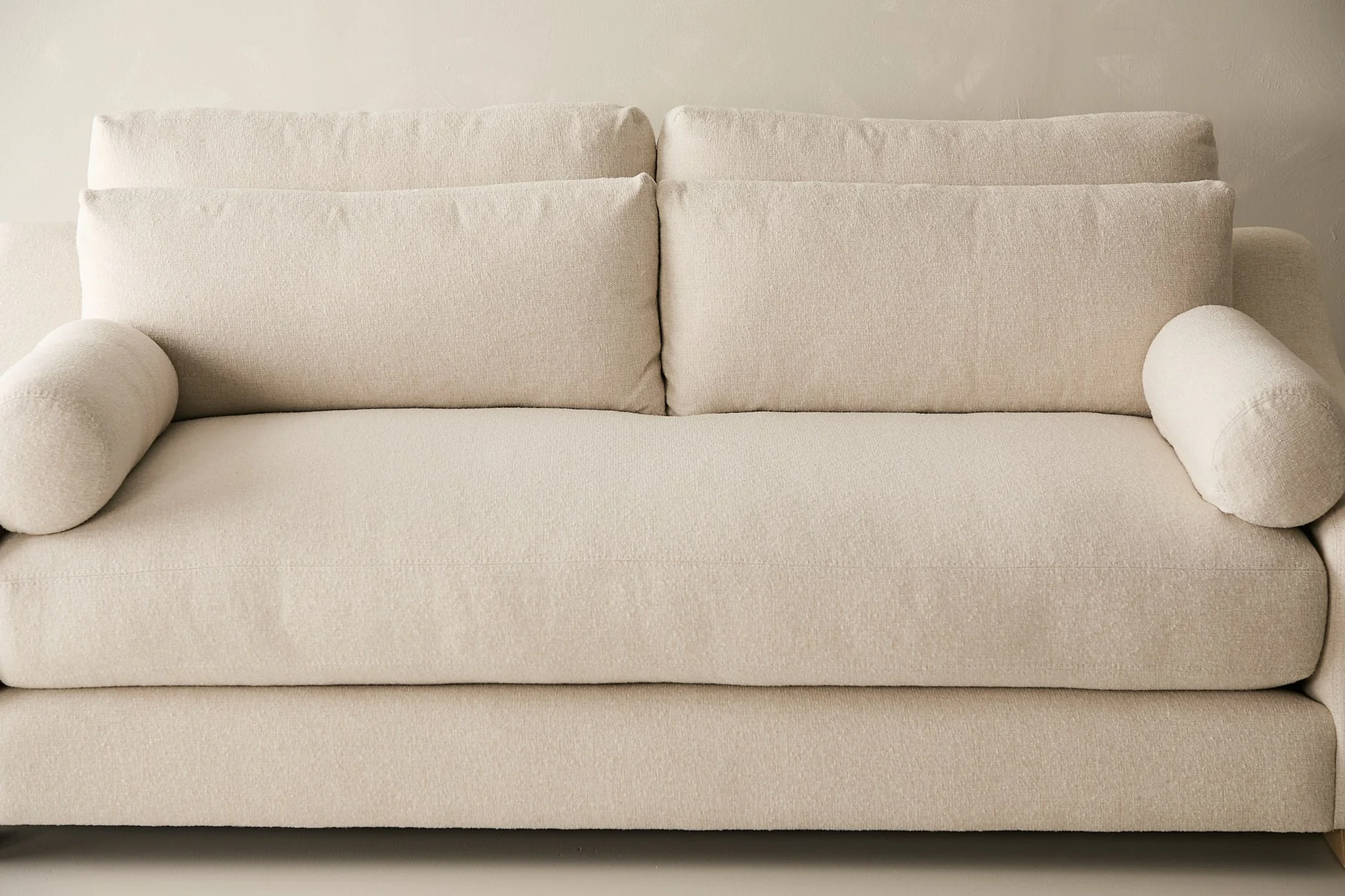 Napa Mid-Sofa - Southpaw Fabric in Cream - Image 3