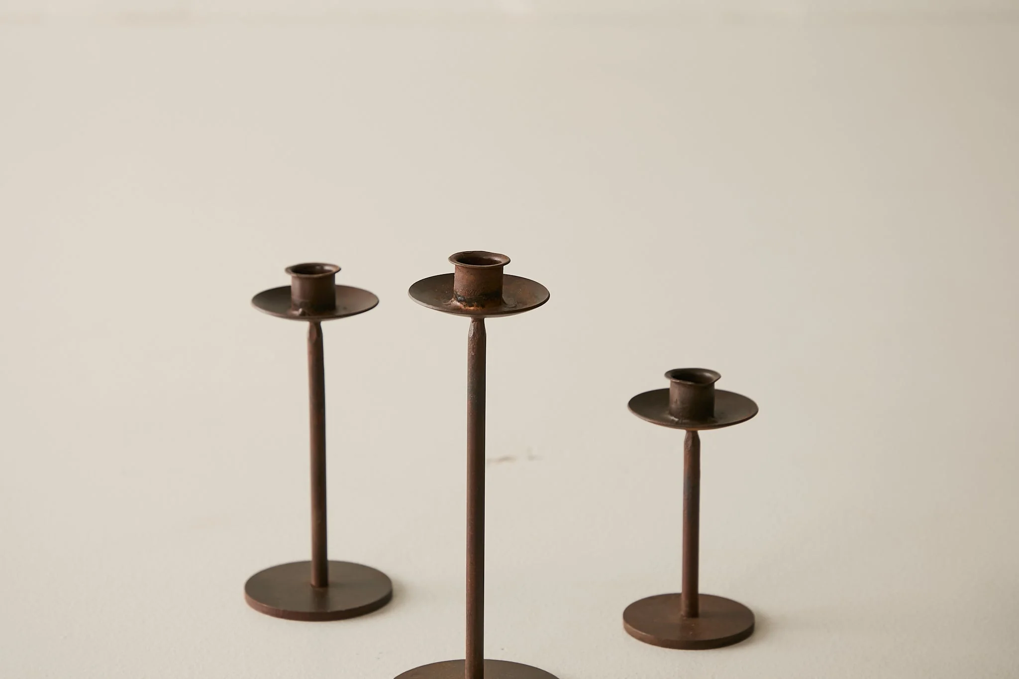 Straight Iron Candle Stand S/3 - Image 3